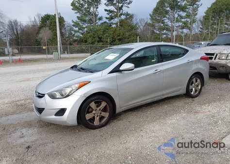 2011 Hyundai Elantra Gls (Ulsan Plant) из США, поврежденный, VIN KMHDH4AE3BU134388